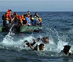 احتمال غرق شدن بیش از ۱۲۰ پناهجو در آب های مدیترانه 
